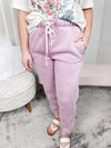 Lets Relax Sweatpants- Light Rose