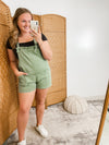 Easy Going Overalls- Olive