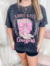 Long Live Cowgirls Graphic Tee- Black