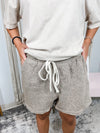 Breezy Stroll Shorts- Cacao Taupe